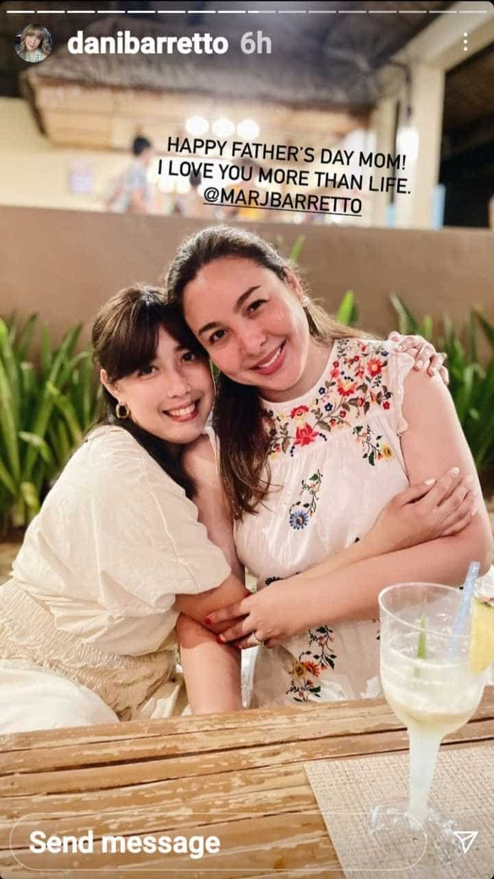 Dani Barretto, binati ang inang si Marjorie Barretto ngayong Father’s Day