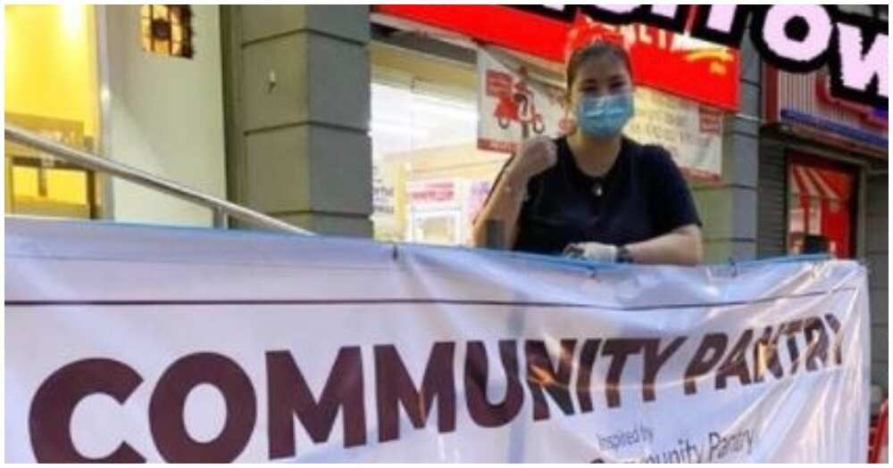 1 sa mga pumila sa community pantry ni Angel Locsin, may sintomas ng COVID