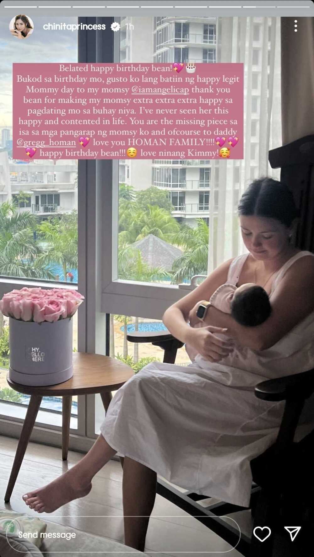 Kim Chiu, may madamdaming mensahe para sa anak ni Angelica Panganiban