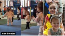 Video of baby Dahlia Heussaff and baby Thylane Bolzico with their “new friends” goes viral