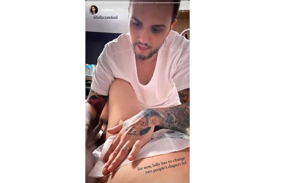 Coleen Garcia shows how hands-on Billy Crawford is after she gave birth