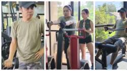 Neri Naig shows her workout routine with Chito Miranda and their gym buddies