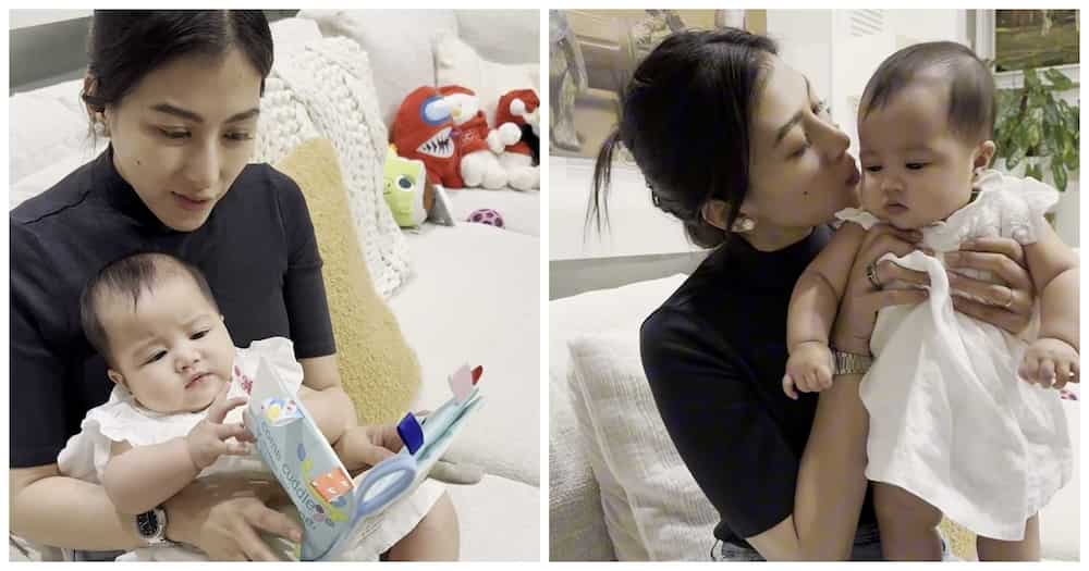 Video of Alex Gonzaga trying to read Baby Polly a book goes viral