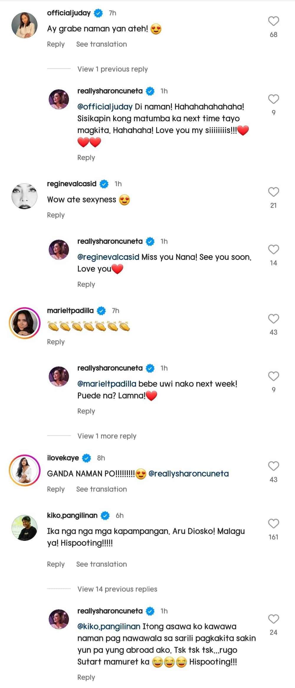 Celebrities, netizens gush over Sharon Cuneta's new OOTD photos on social media Celebrities, netizens gush over Sharon Cuneta's new OOTD photos on social media