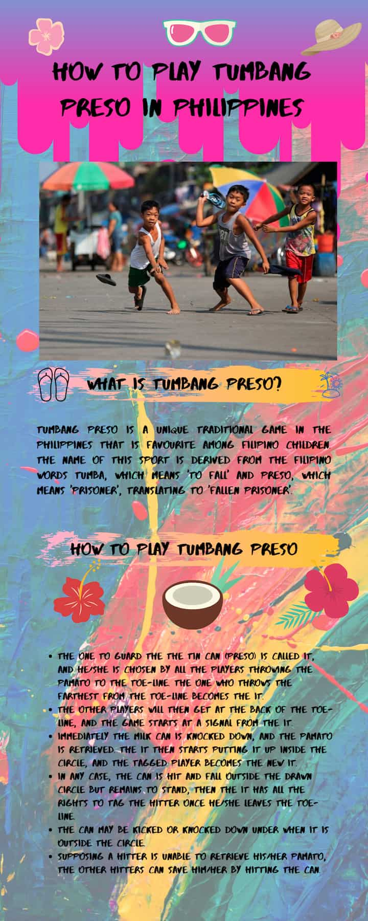 How to play Tumbang Preso in Philippines mechanics, picture, history