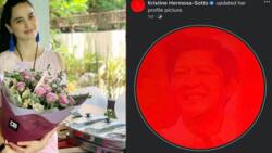 Kristine Hermosa-Sotto, ginawang pula ang profile pic sa FB; ipinapakita pagsuporta kay BBM