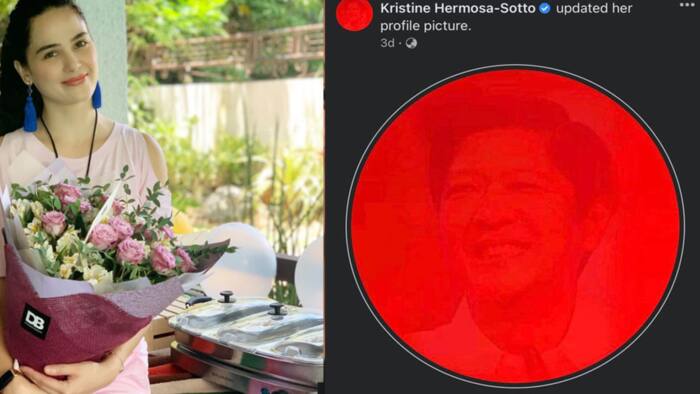 Kristine Hermosa-Sotto, ginawang pula ang profile pic sa FB; ipinapakita pagsuporta kay BBM