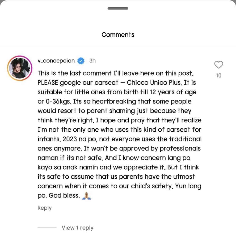 Valerie Concepcion, nagpaliwanag ukol sa car seat issue ng kanyang anak Valerie Concepcion, nagpaliwanag ukol sa car seat issue ng kanyang anak