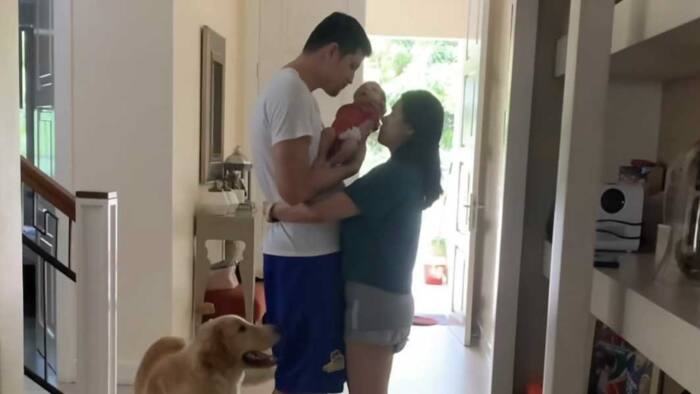 Video nina Danica Sotto, Marc Pingris na nilalambing si baby Jean-Luc, viral na