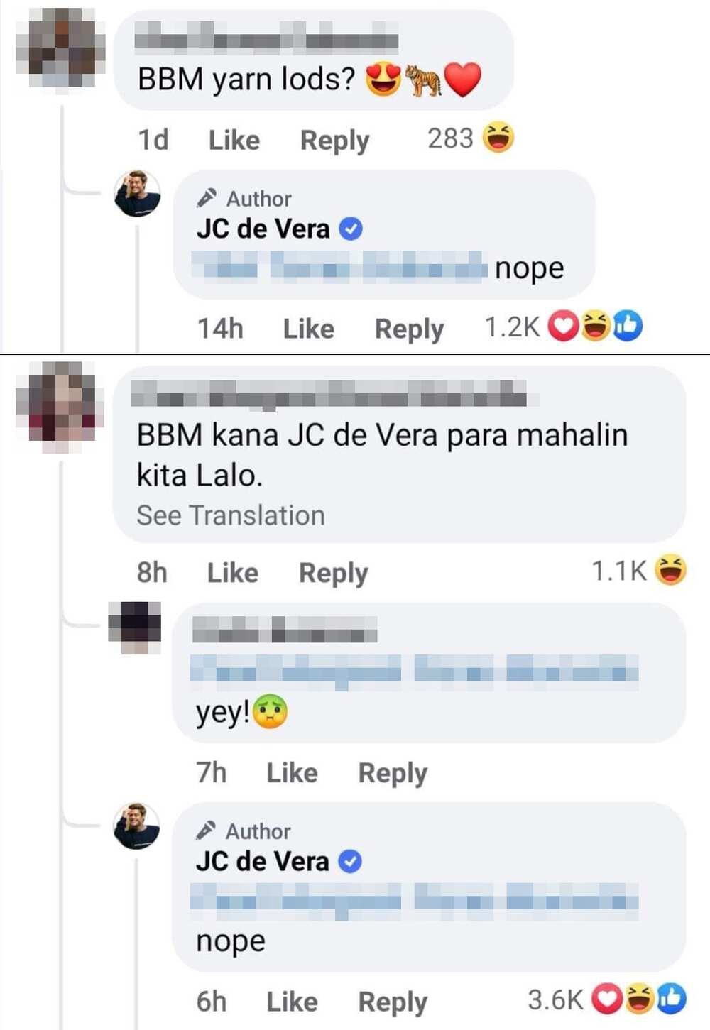 JC de Vera’s “she’s my president” post goes viral amid his trending “nope” comments