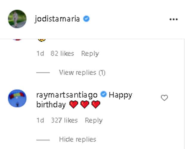 Raymart Santiago sends sweet birthday greeting to Jodi Sta. Maria