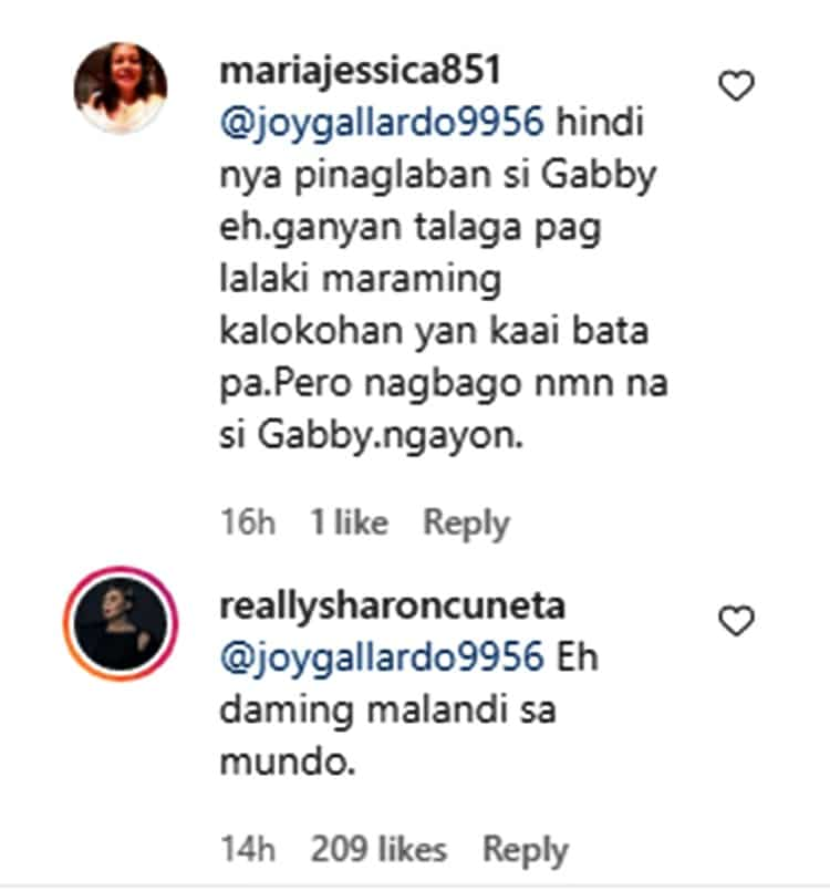 Sharon Cuneta calls out "malandi" as cause behind separation with Gabby Concepcion