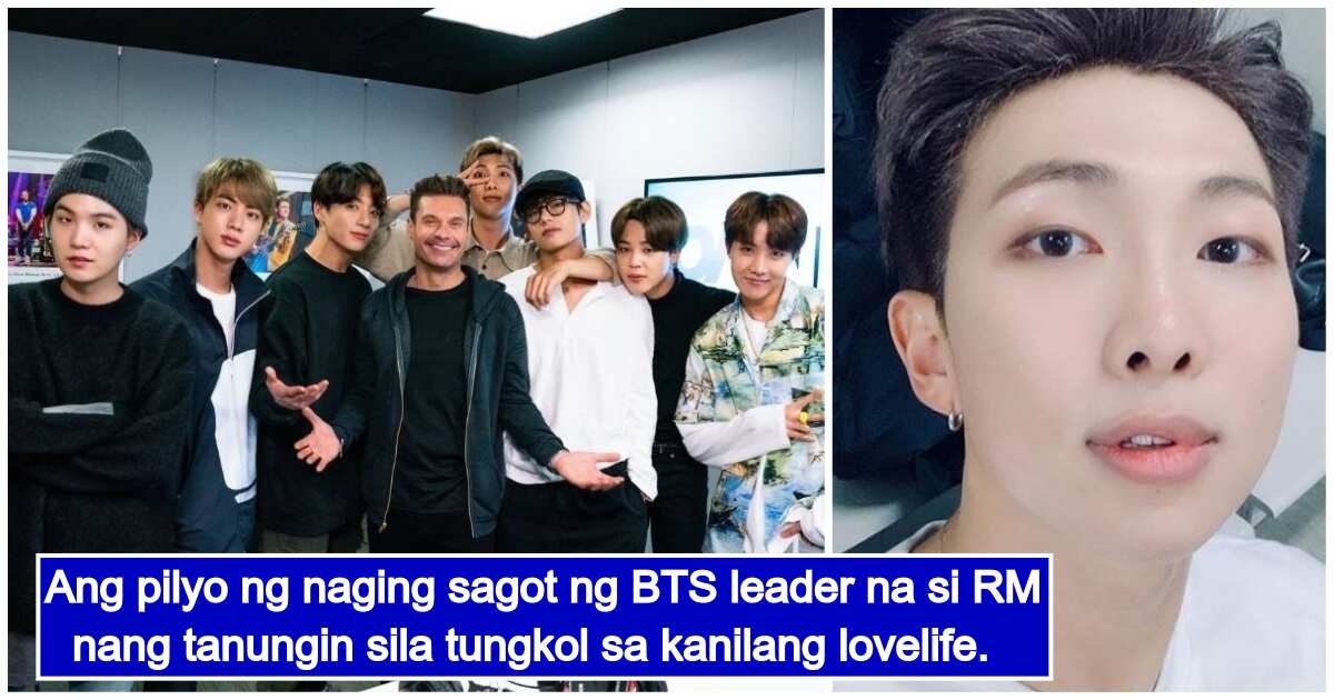 BTS leader RM breaks silence regarding dating rumors; gives sassy response