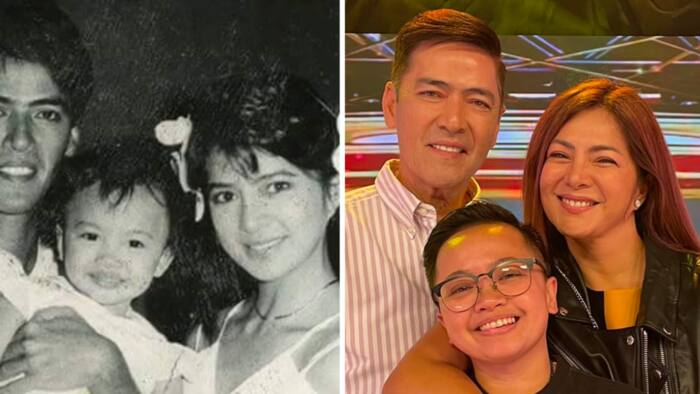 Ice Seguerra shares then-and-now pics with Vic Sotto, Alice Dixson; pens heartwarming caption