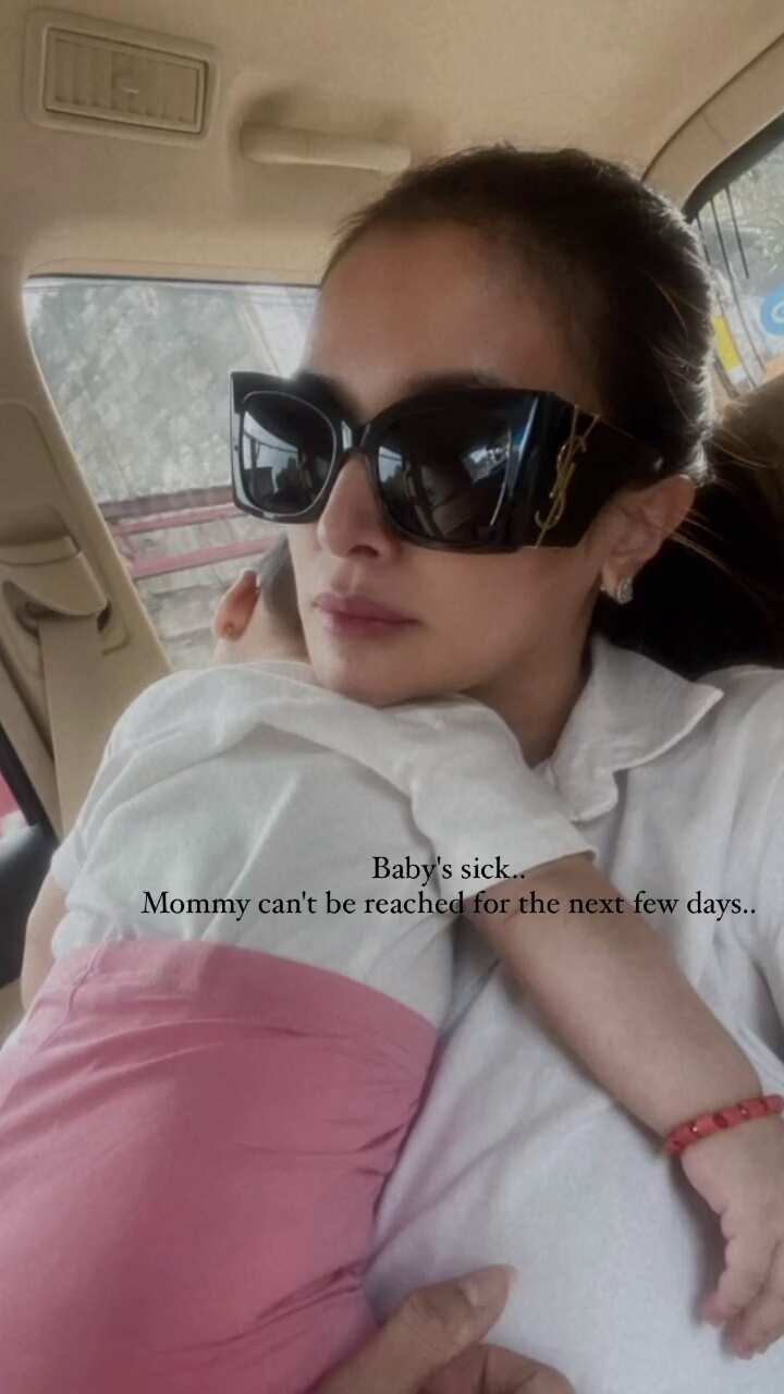 Kris Bernal, time-out muna dahil sa pagkakasakit ng anak: “Mommy can't be reached for next few days”