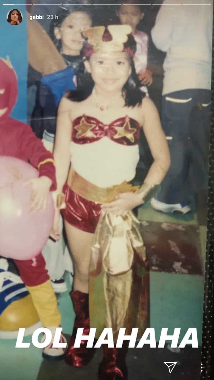 Gabbi Garcia posts her childhood photo where she was wearing 'Darna' costume; netizens react
