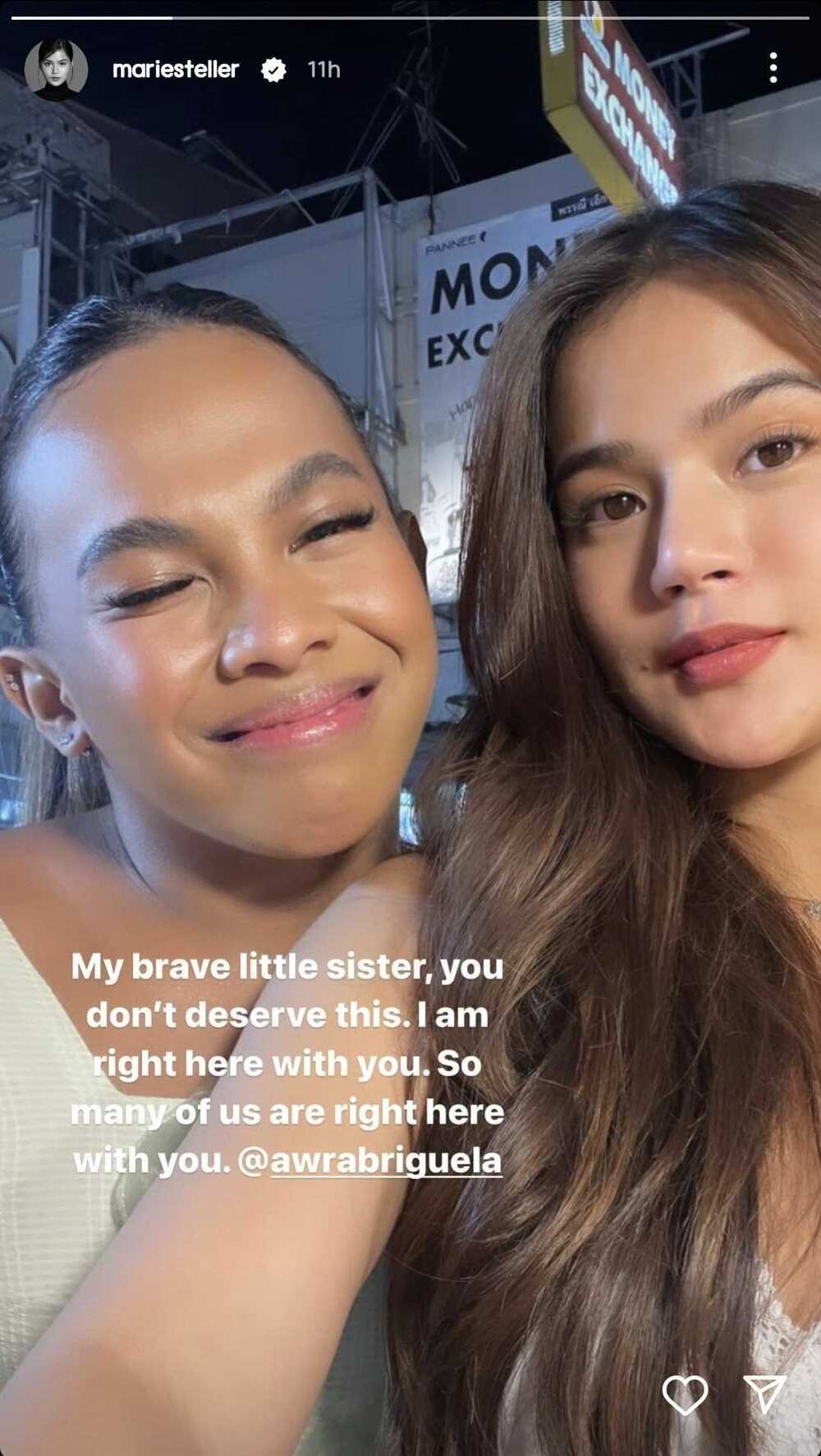 Maris Racal expresses support for Awra Briguela amid the Poblacion brawl issue