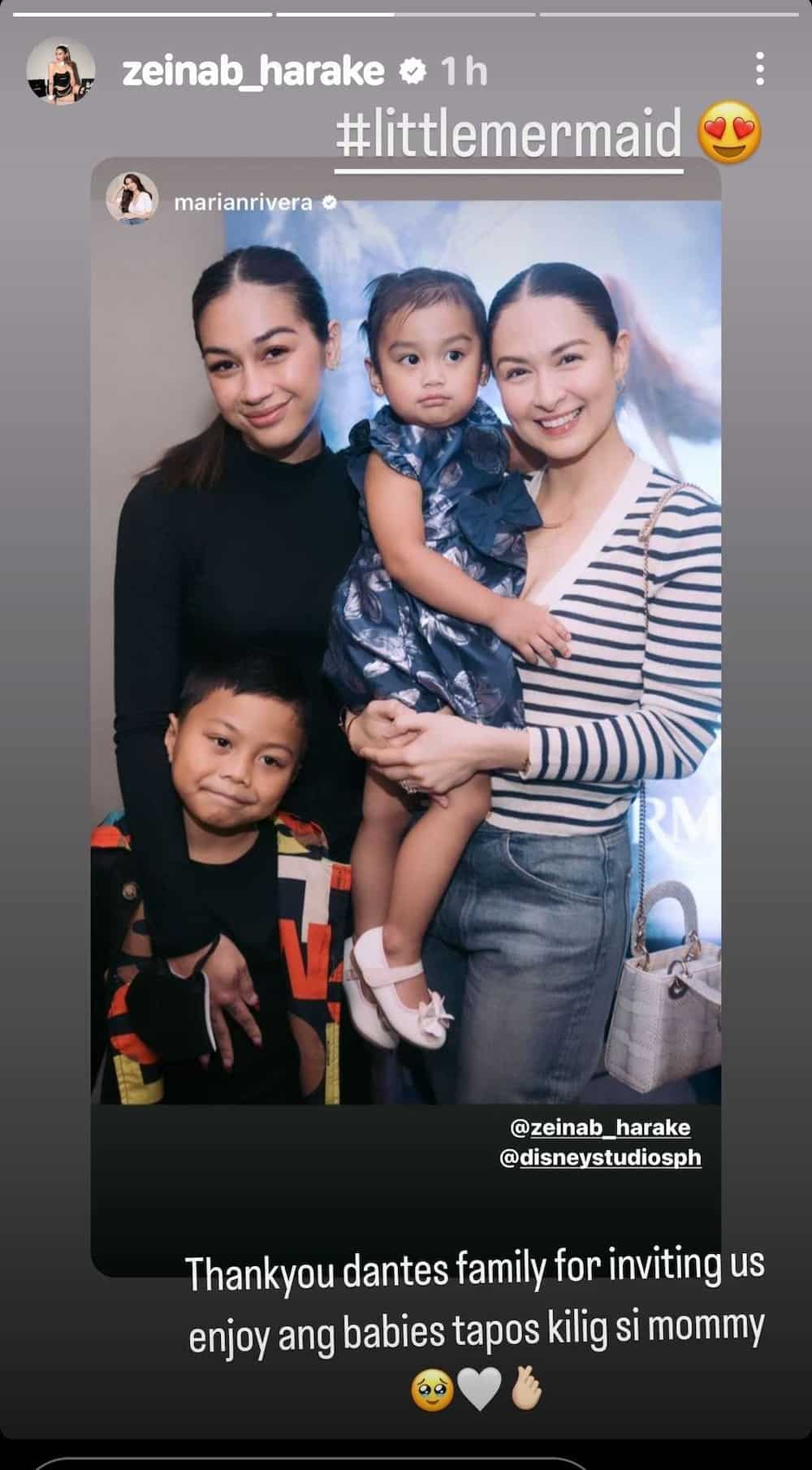 Zeinab Harake and kids' adorable snaps with Marian Rivera and Zia Dantes go viral