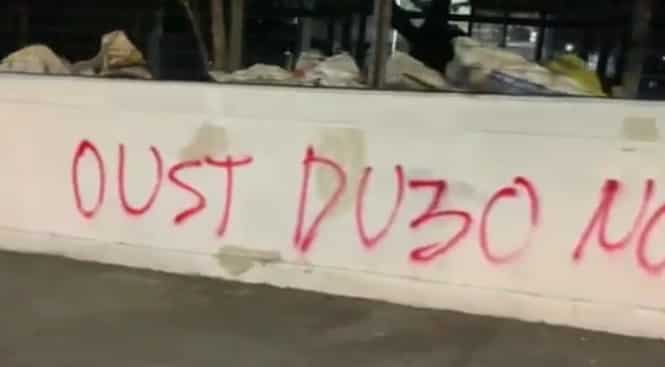 Netizens outraged by vandals along newly-painted Manila bridge