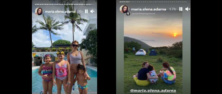 Ellen Adarna, son join Derek Ramsay in Batangas getaway