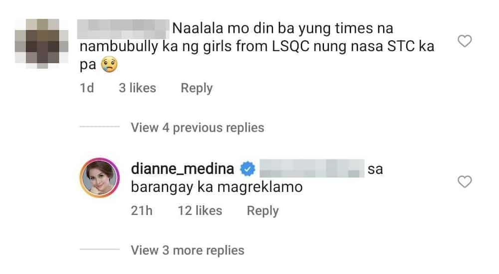 Dianne Medina on bullying accusation of netizen: "Sa barangay ka magreklamo"