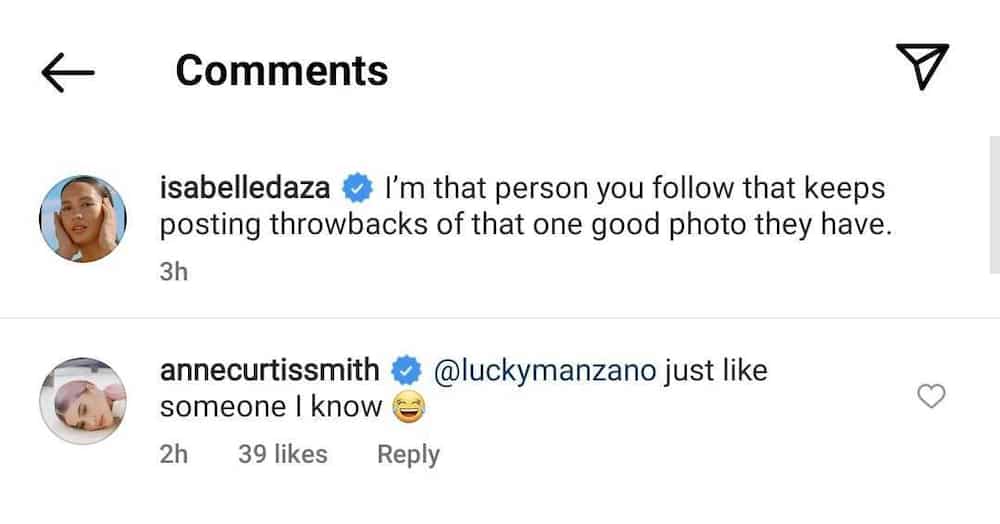 Anne Curtis tags Luis Manzano in Isabelle Daza's hilarious "throwbacks" post