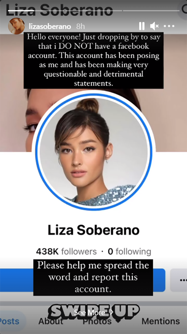 Liza Soberano on fake account claiming she will join Miss Universe: "I am flattered"