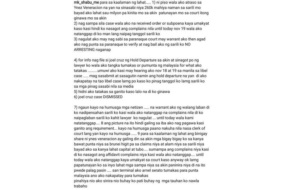 Kathelyn Dupaya took a swipe at Ynez Veneracion over unpaid dues accusation Kathelyn Dupaya took a swipe at Ynez Veneracion over unpaid dues accusation