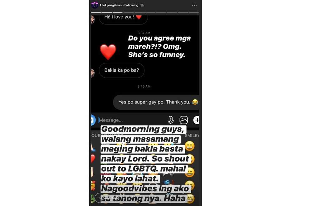 Michael Pangilinan responds to ‘Bakla ka po ba?’ comment of netizen