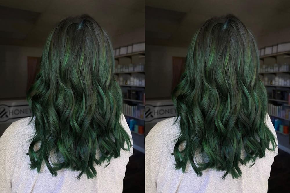 Best Ideas For Green Ombre Hair  Green hair colors, Ombre hair