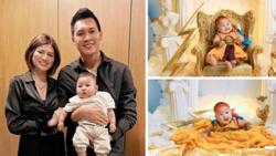 Pics from Scottie Thompson, Jinky’s son Aster 4th-month photoshoot warm hearts