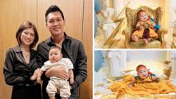 Pics from Scottie Thompson, Jinky’s son Aster 4th-month photoshoot warm hearts