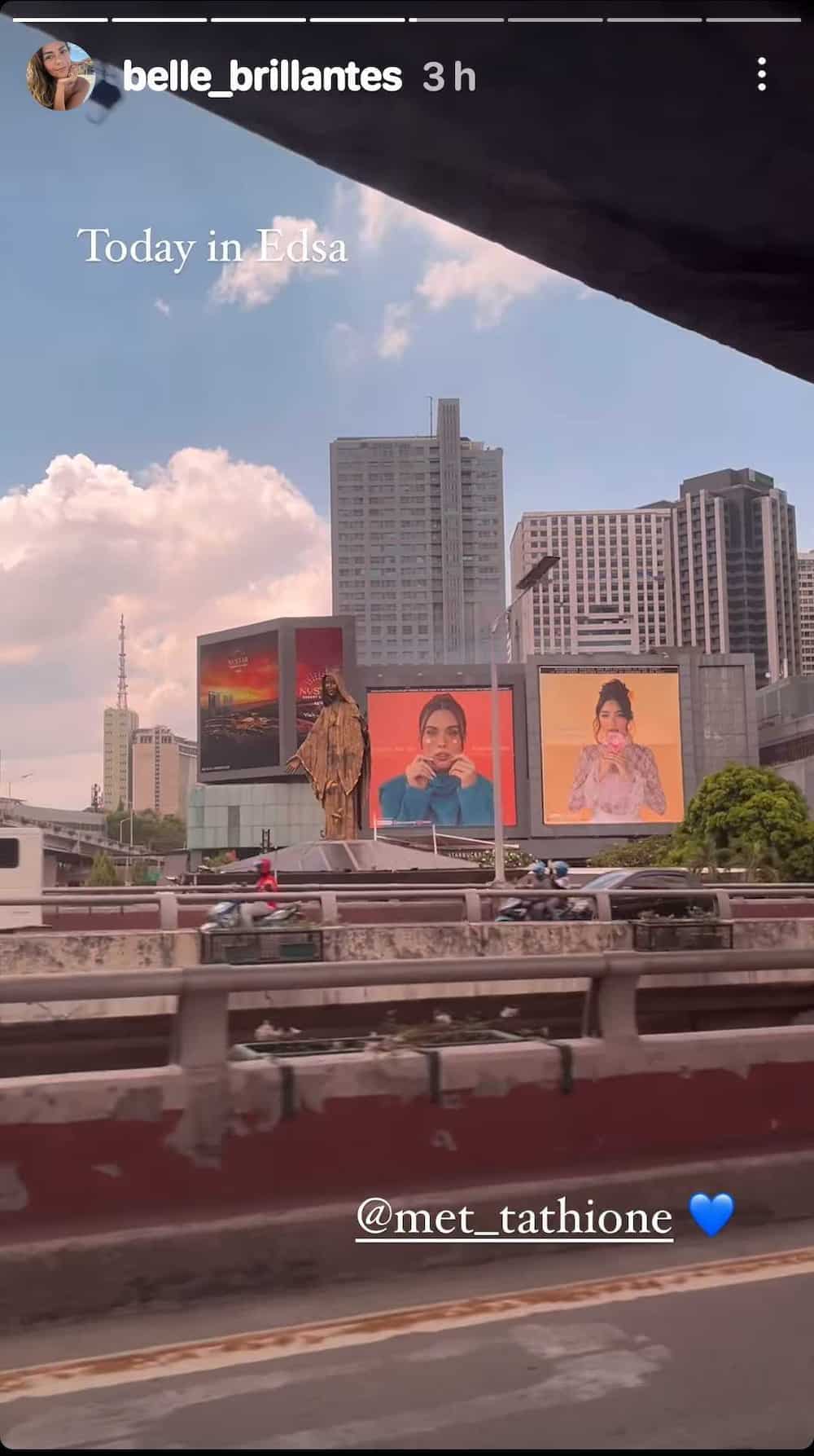 Ina ni Andrea Brillantes, ibinida ang billboards ng aktres sa EDSA: "I'm a proud mom"