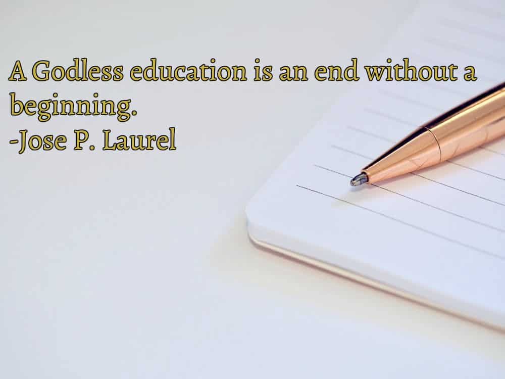 Jose P. Laurel quotes