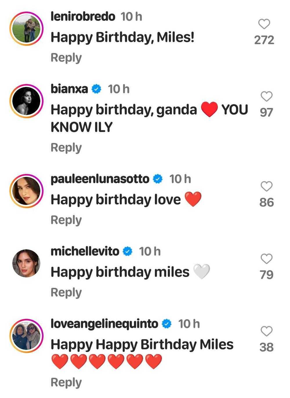 Miles Ocampo, “grateful” sa birthday niya; inulan ng pagbati mula sa celebrities Miles Ocampo, “grateful” sa birthday niya; inulan ng pagbati mula sa celebrities