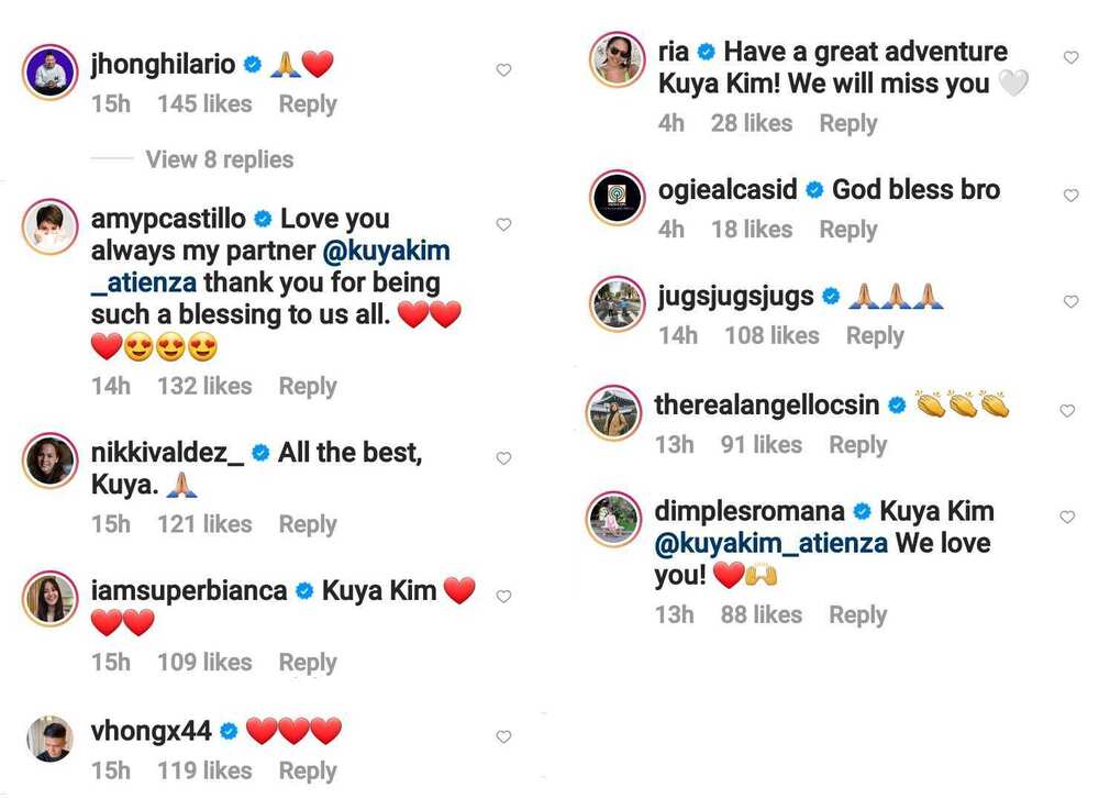Kapamilya stars react to Kuya Kim Atienza thanking ABS-CBN: “God bless bro”