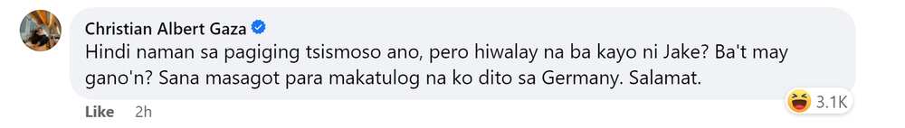 Xian Gaza, binati ang lahat ng magandang umaga maliban kay Kylie Verzosa Xian Gaza, binati ang lahat ng magandang umaga maliban kay Kylie Verzosa