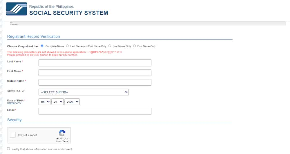 sss id requirements