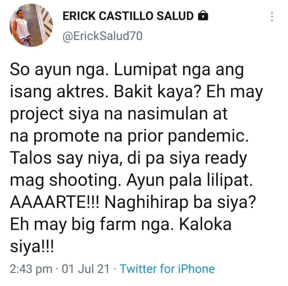 Kapamilya Director Erick Salud shares cryptic post amid Bea Alonzo's network transfer