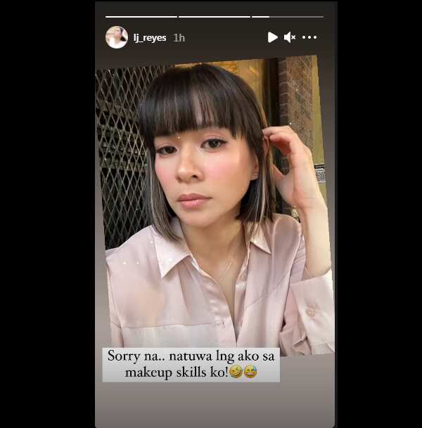 LJ Reyes, ibinida ang kanyang makeup skills: “Natuwa lang ako”