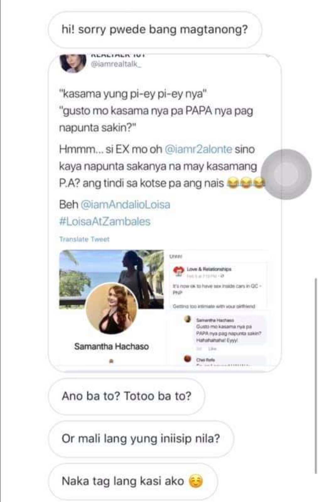 Ronnie Alonte's rumored ex-GF exposes private messages she received ...