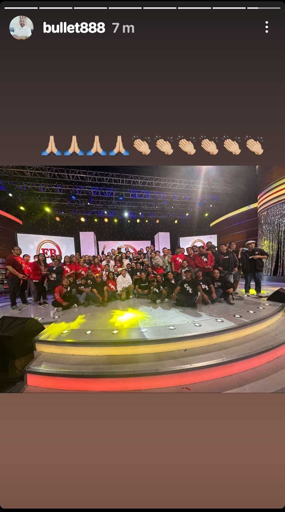 Behind-the-scenes videos ng live episode ng ‘Eat Bulaga’ na bago ang hosts, ibinagi ni Bullet Jalosjos ng TAPE Behind-the-scenes videos ng live episode ng ‘Eat Bulaga’ na bago ang hosts, ibinagi ni Bullet Jalosjos ng TAPE