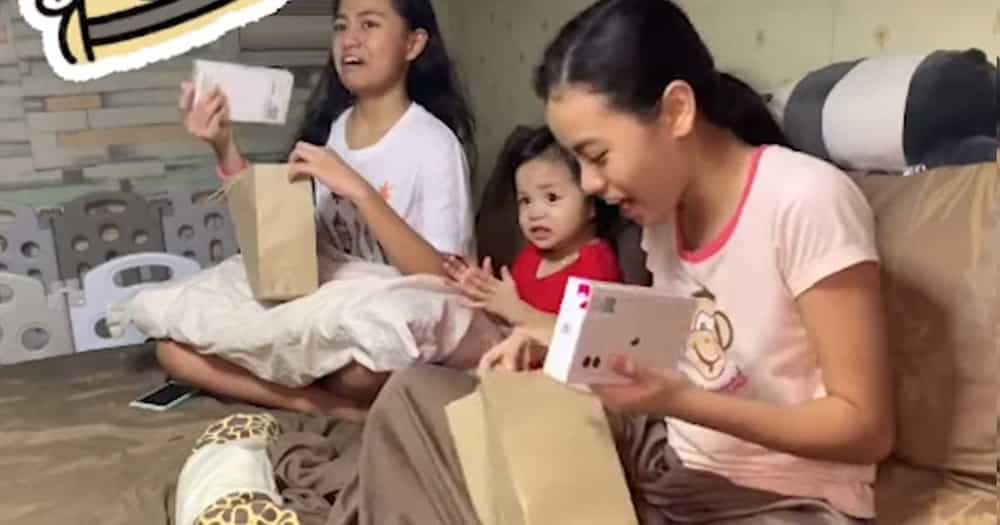 Video of priceless reaction of two girls when they received iPhones on Christmas, viral