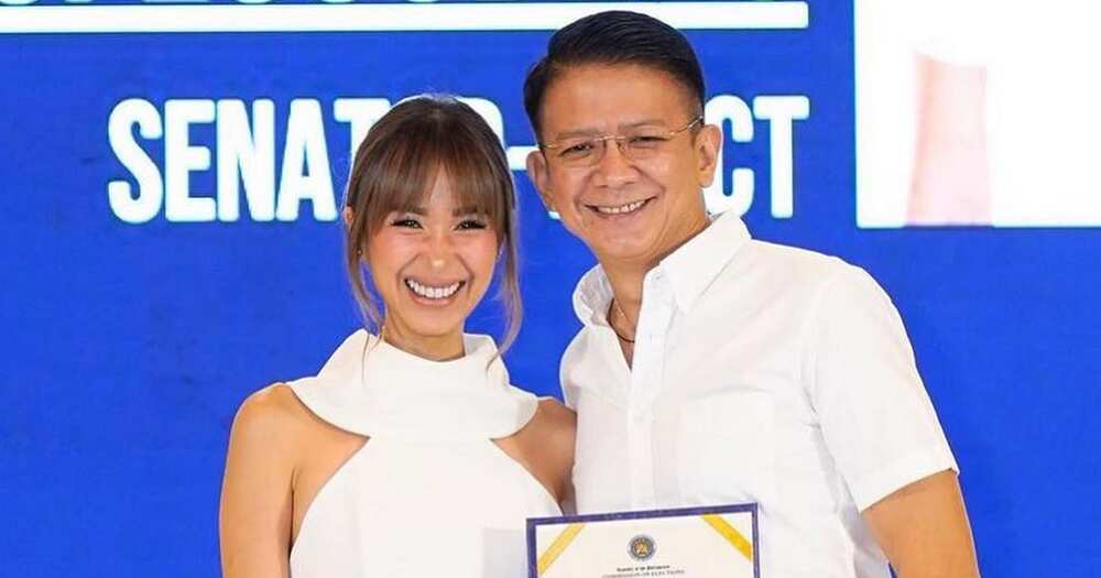 Heart Evangelista congratulates returning senator Chiz Escudero in a post