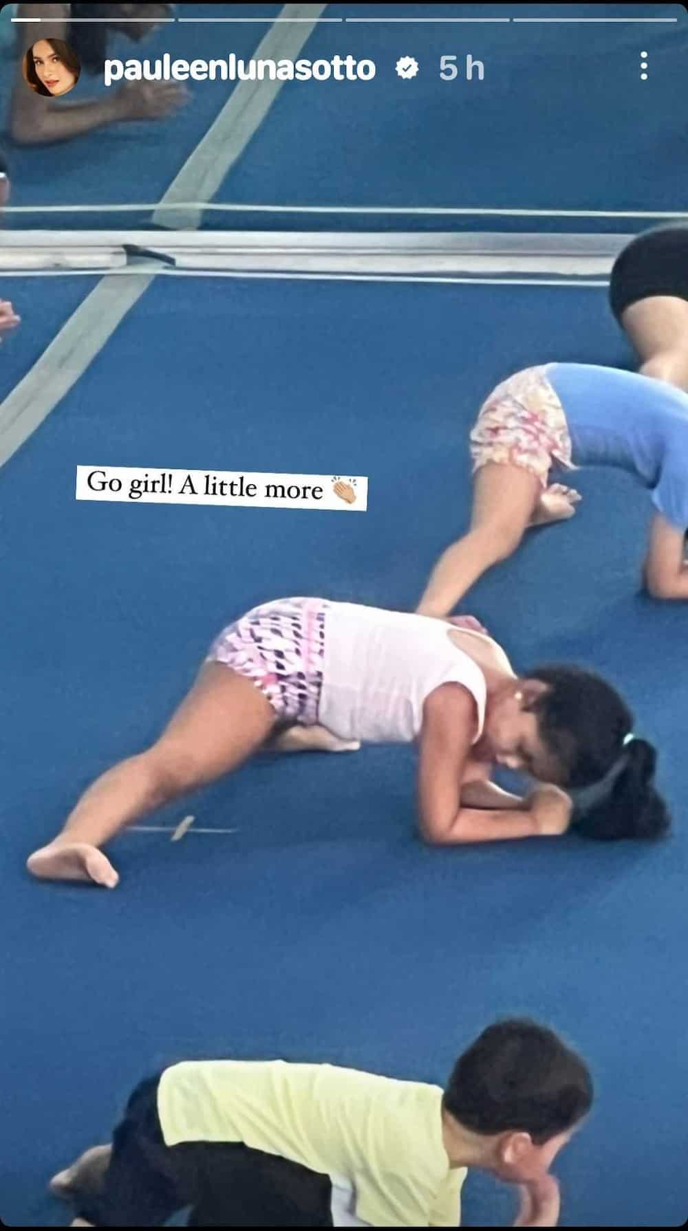Pauleen Luna, proud na nag-post ukol sa gymnastics class ni Tali Sotto: “Go girl!”