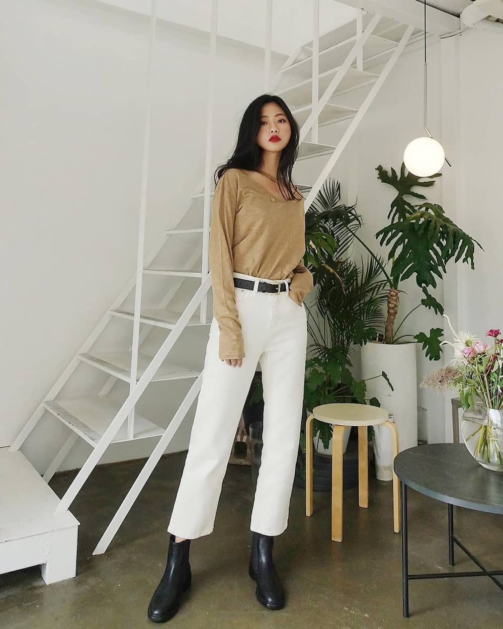 Korean Style Flare Office Pants  Korean fashion, Korean fashion