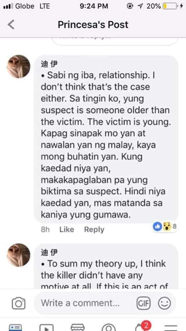 Christine Lee Silawan's death allegedly carried out by a serial killer who is still on the loose - netizen