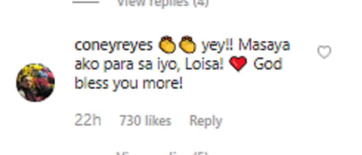 Celebrities react to Loisa Andalio's post about her new house