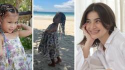 Anak ni Anne Curtis na si Dahlia, kinagiliwan nang ibida ang hairstyle niya sa Boracay