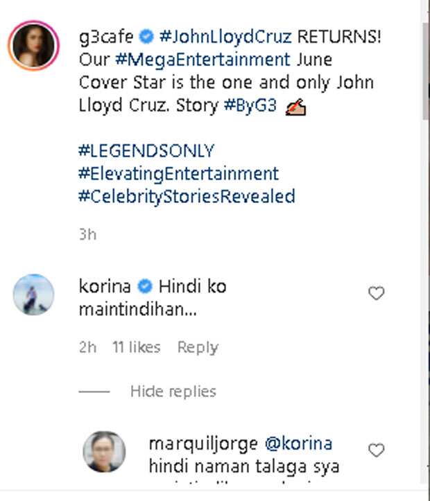 Korina Sanchez, hindi naintidihan ang sinabi ni John Lloyd Cruz tungkol sa "luminaw" sa isang interview